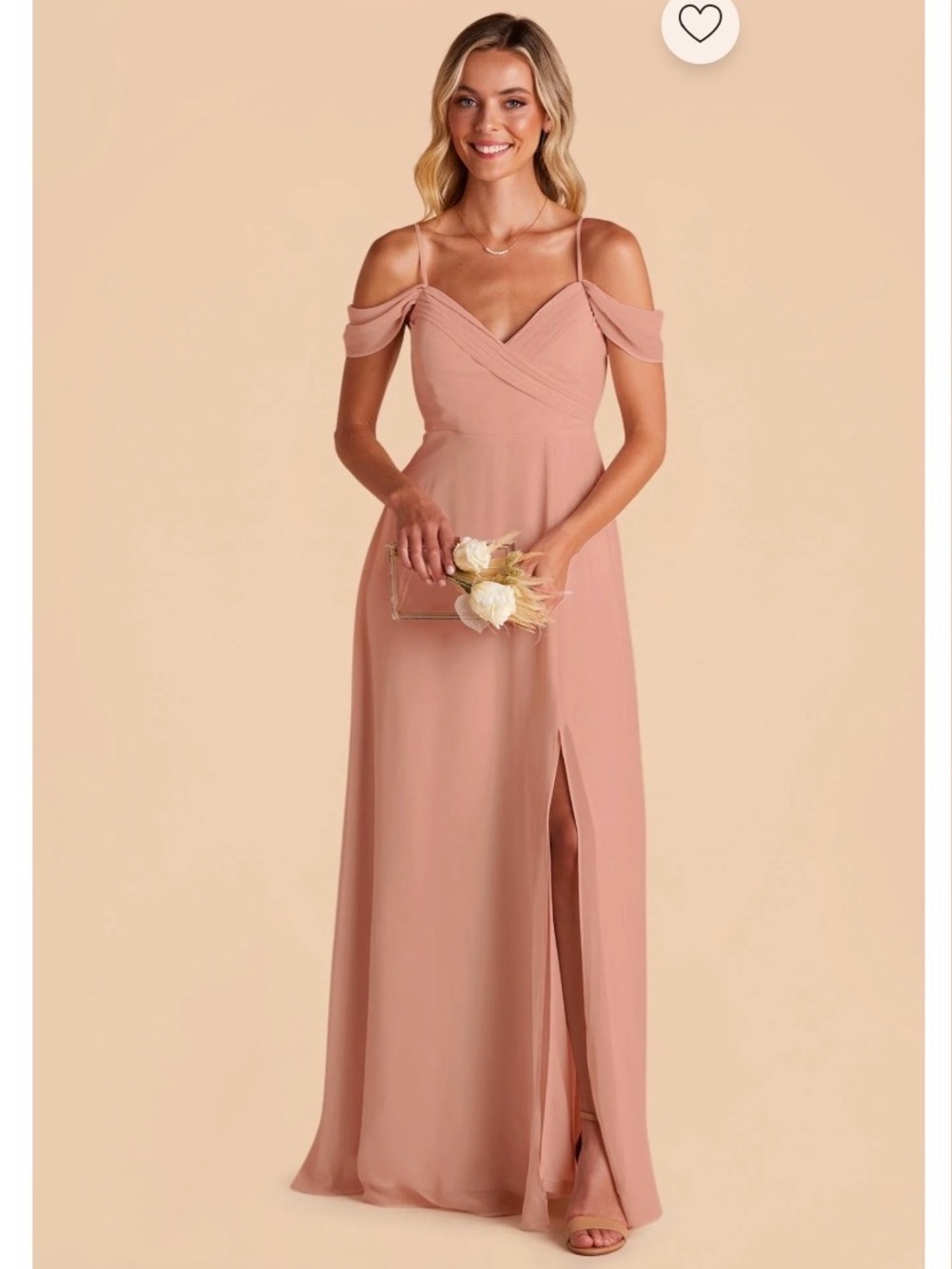 Birdy Grey Women’s Chiffon Dusty Rose Space Formal Dress